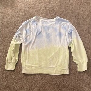 Blue and Yellow Ombre Sweatshirt